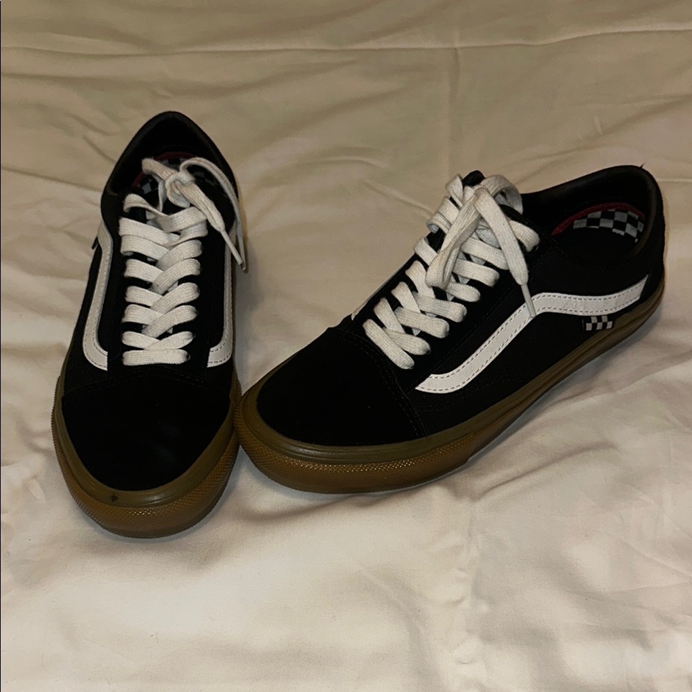Vans Black and White Sneakers